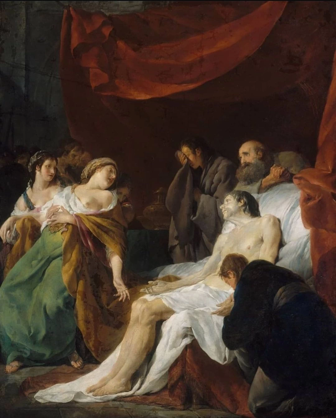 Hallè Noël - La morte di Seneca, Museum of Fine Arts